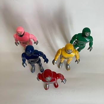 Amazon.co.jp: 当時物 電子戦隊デンジマン 5体セット フィギュア Amazon.co.jp: 当時物 電子戦隊デンジマン 5体セット フィギュア